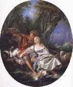 Francois Boucher Shepherd and Shepherdess china oil painting reproduction